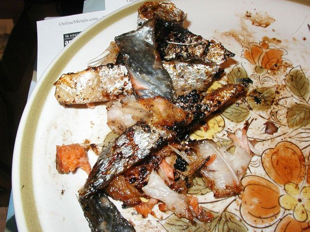 I destroyed two salmon steaks!